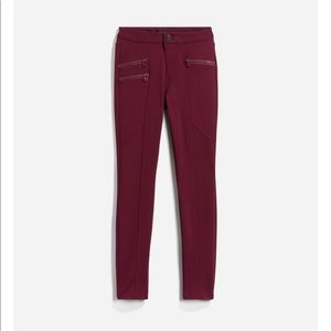 One5One Davida Ponte Skinny Pant Maroon